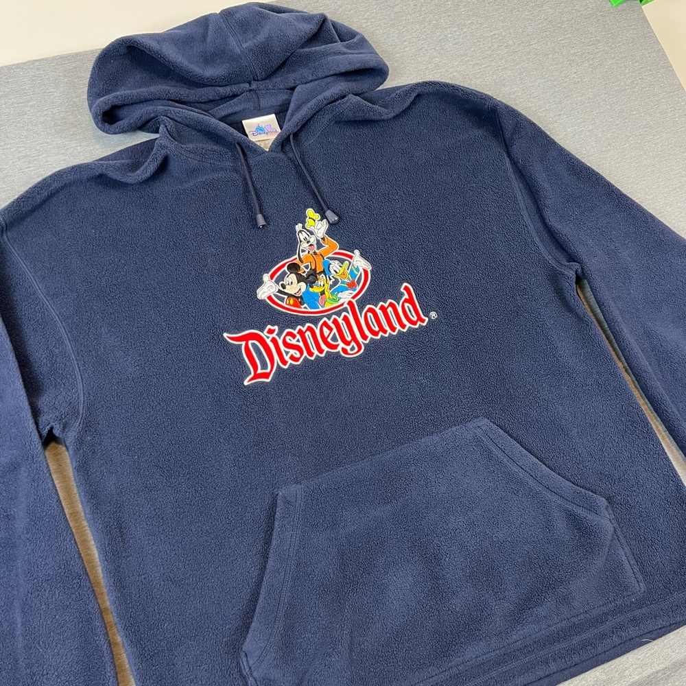 Disney Dark Blue Hoodie with Character Embroidery